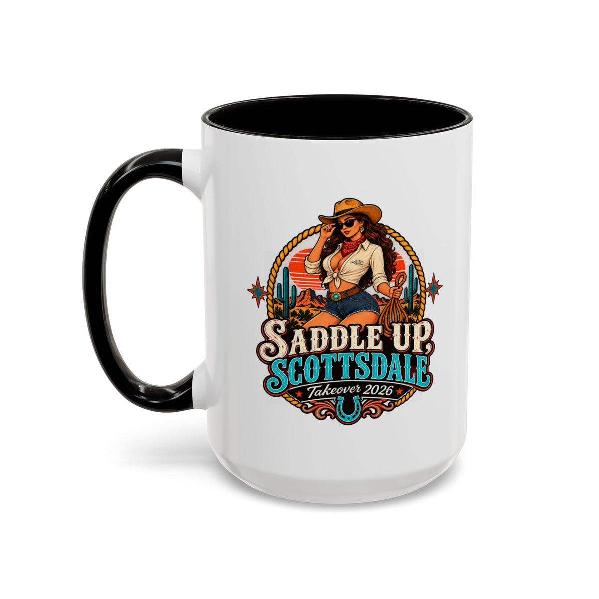 Saddle Up Scottsdale - Colorful Ceramic Mug