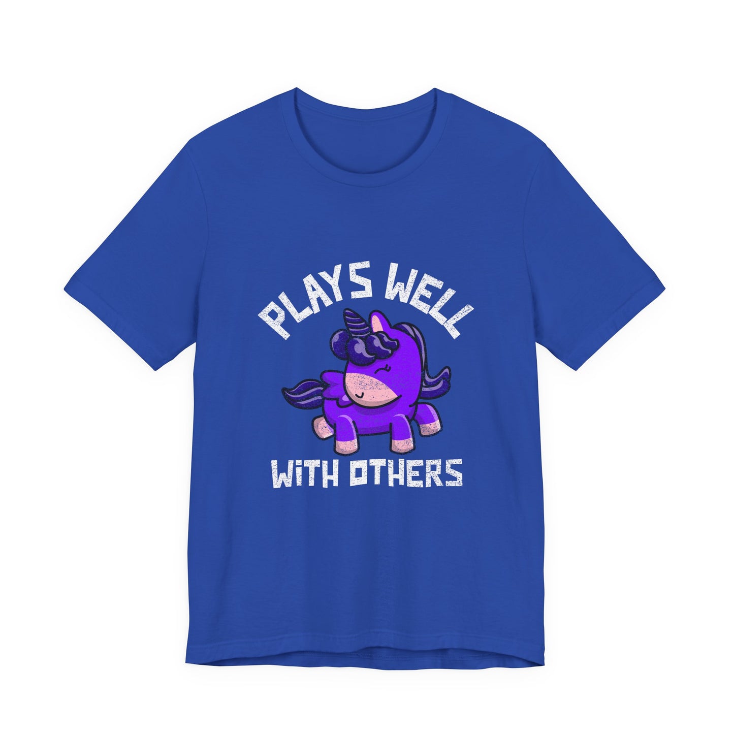 Plays Well With Others (Unicorn) - Unisex T-Shirt