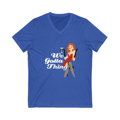 WGT - Unisex Jersey Short Sleeve V-Neck Tee