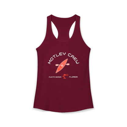 Motley Crew, Laurie N - Women's Ideal Racerback Tank