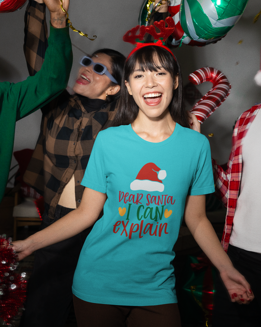 Dear Santa I Can Explain - Women's T-shirt