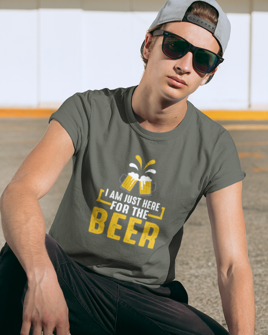 I Am Just Here For The Beer - Unisex T-Shirt