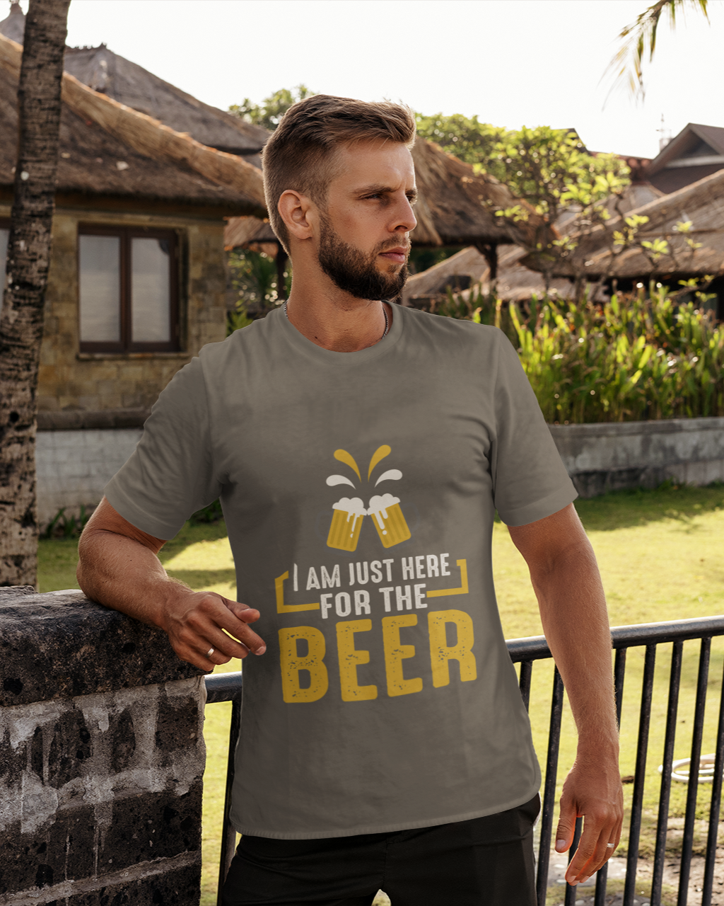 I Am Just Here For The Beer - Unisex T-Shirt