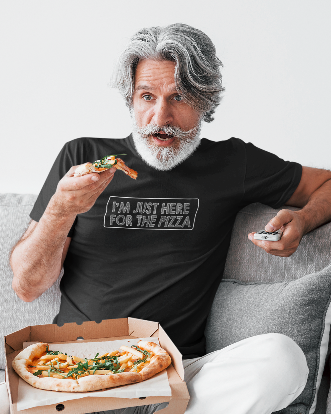 I'm Just Here For The Pizza - Unisex T-Shirt
