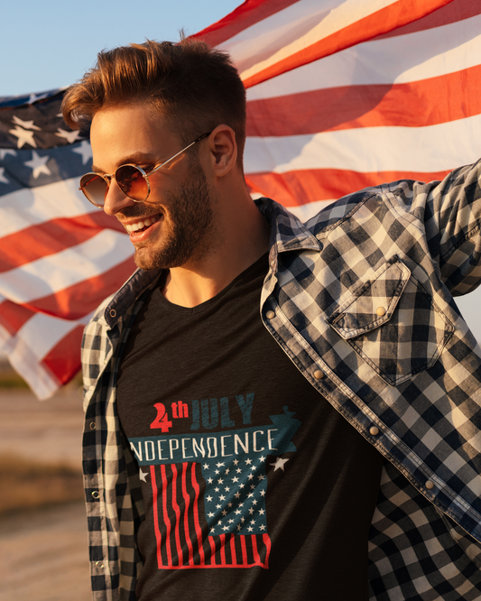 4th July Independence - Unisex T-Shirt