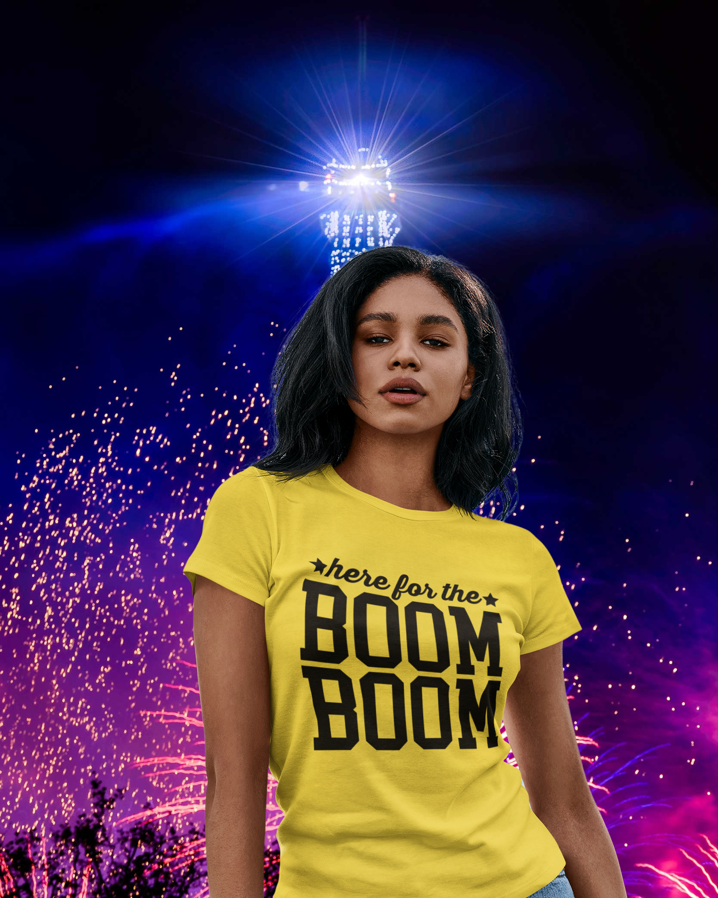 Here For The Boom Boom - Women's T-shirt