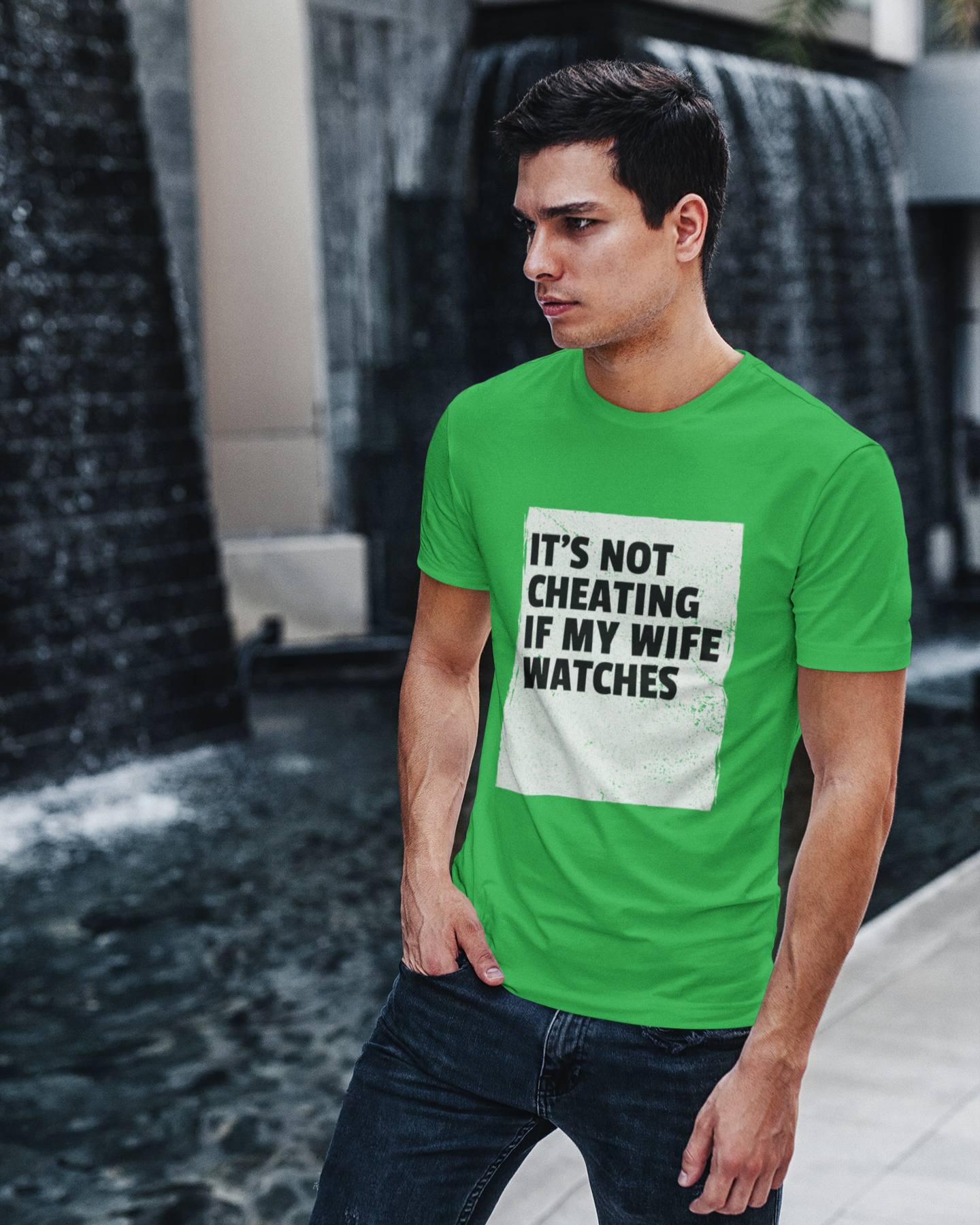 It's Not Cheating If My Wife Watches - Unisex T-Shirt