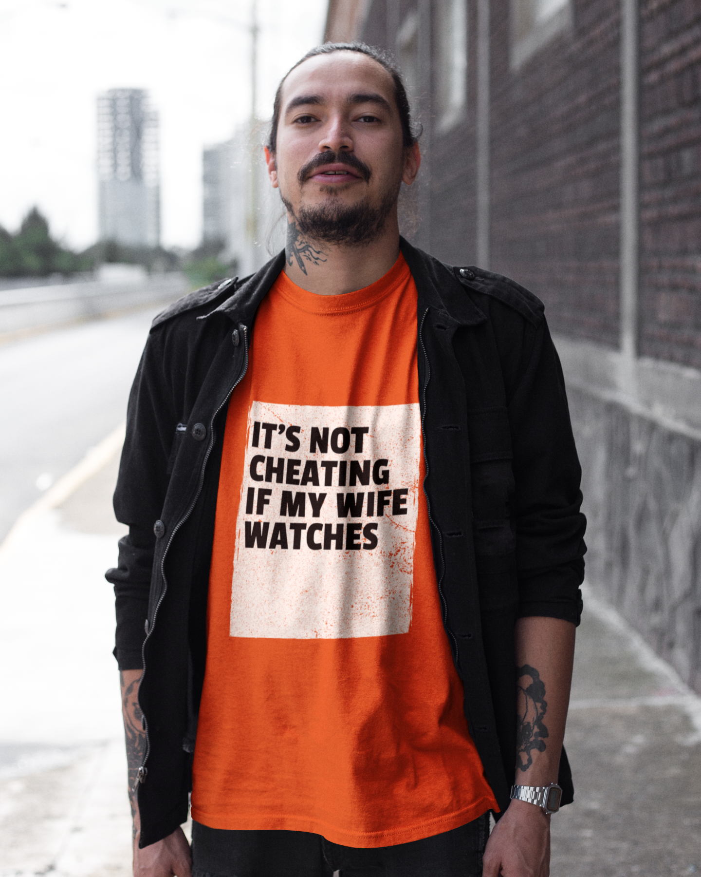 It's Not Cheating If My Wife Watches - Unisex T-Shirt