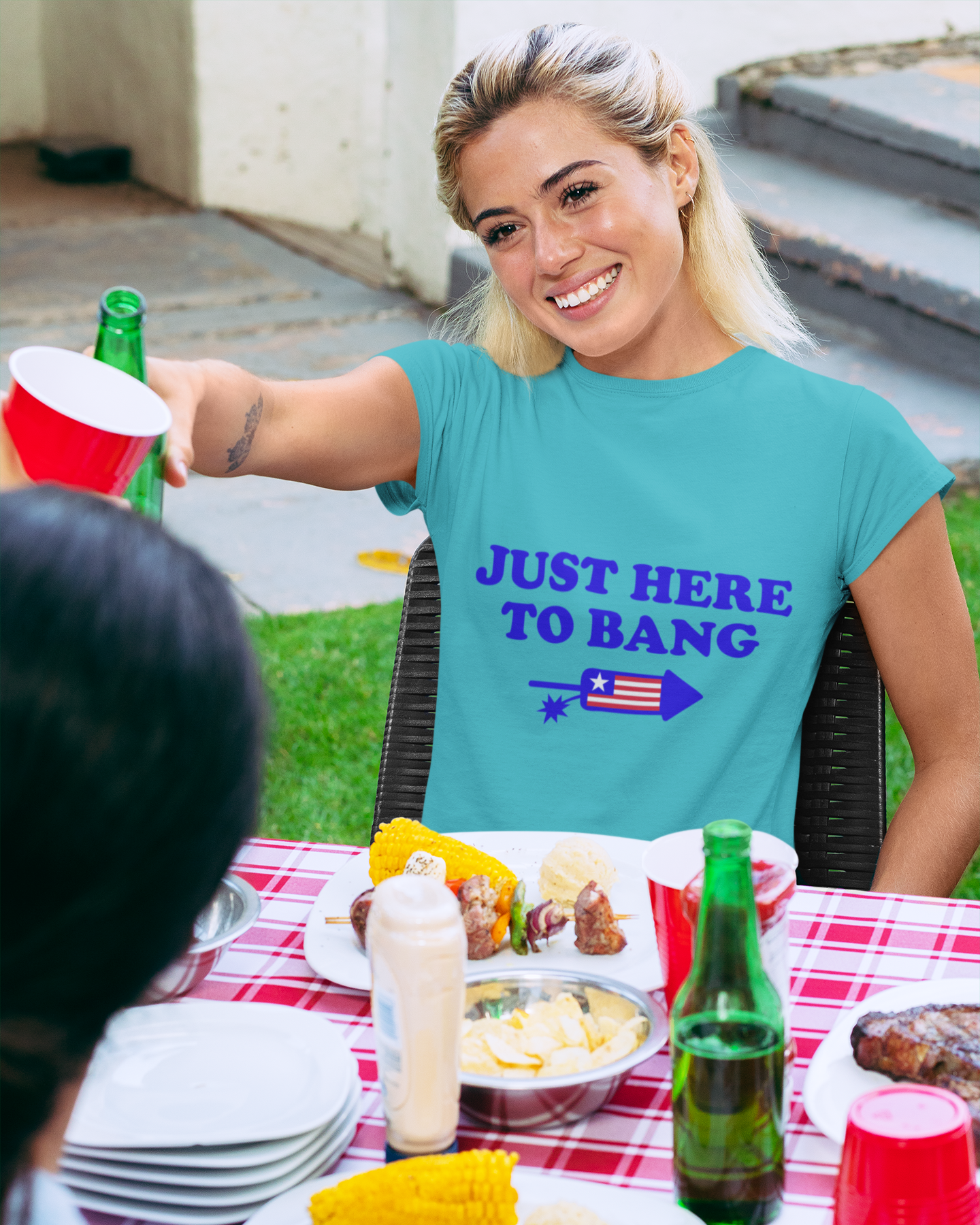 Just Here To Bang - Women's T-shirt