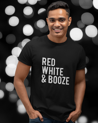 Red White & Booze - Unisex T-Shirt