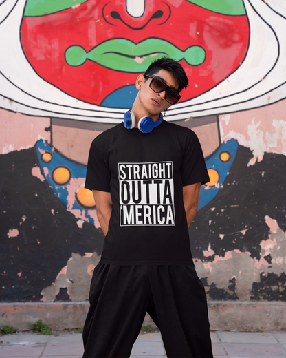 Straight Outta Merica - Unisex T-Shirt