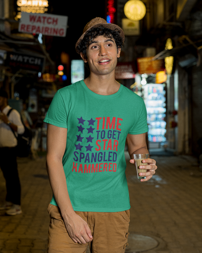 Time To Get Star Spangled Hammered - Unisex T-Shirt