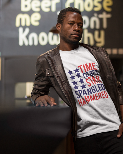 Time To Get Star Spangled Hammered - Unisex T-Shirt