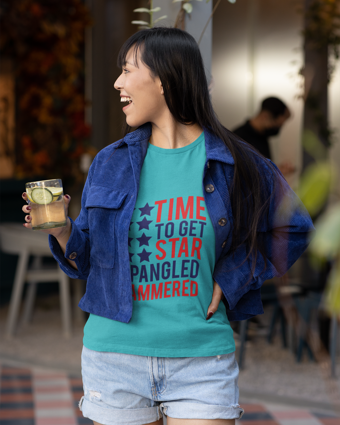 Time To Get Star Spangled Hammered - Women's T-shirt