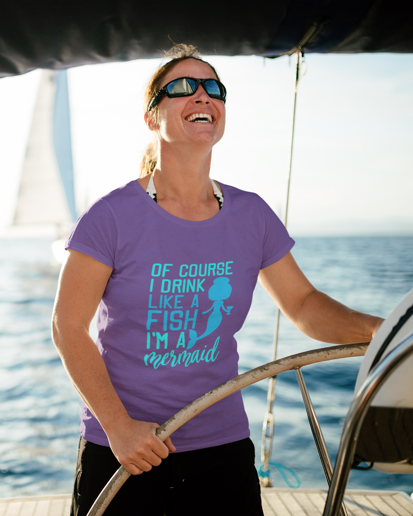 Of Course I Drink Like A Fish I'm A Mermaid - Women's T-shirt