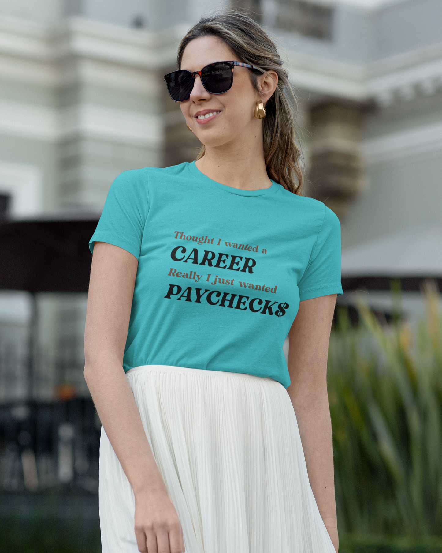 Career vs Paychecks - Women's T-shirt