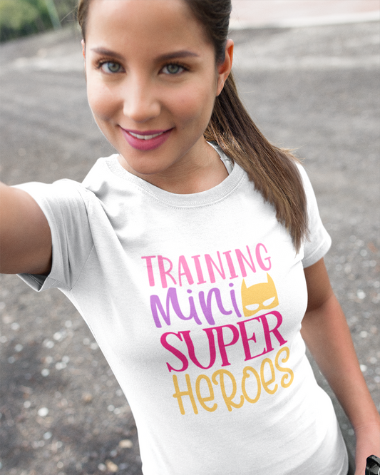 Training Mini Superheroes - Women's T-shirt