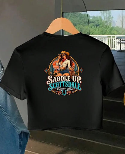 Saddle Up, Scottsdale 2026 - Women's Crop Top (Pickup)