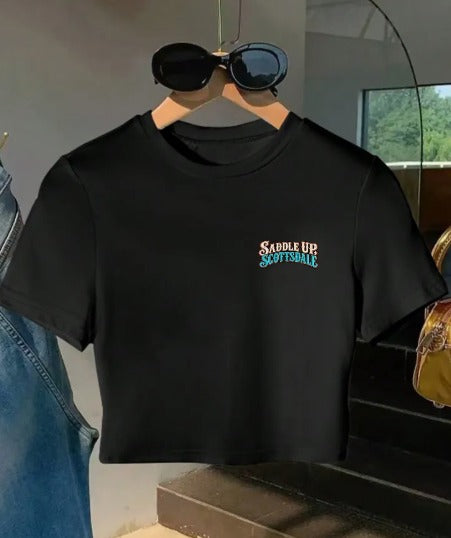 Saddle Up, Scottsdale 2026 - Women's Crop Top (Pickup)