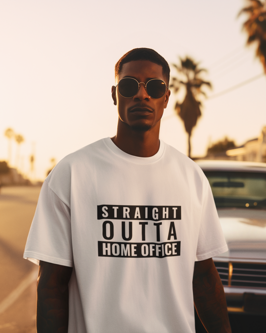 Straight Outta Home Office - Unisex T-Shirt