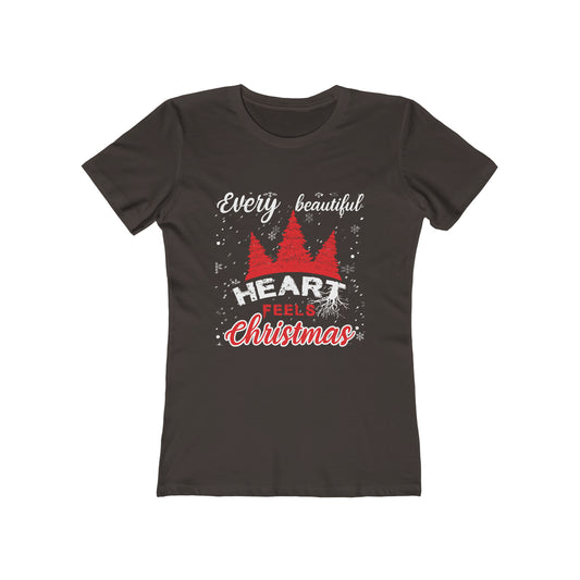 Every Beautiful Heart Feels Christmas - Women's T-shirt