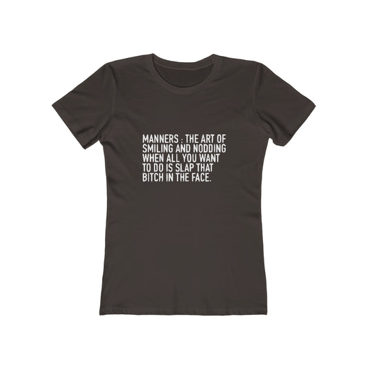 Manners Definition - Women's T-shirt