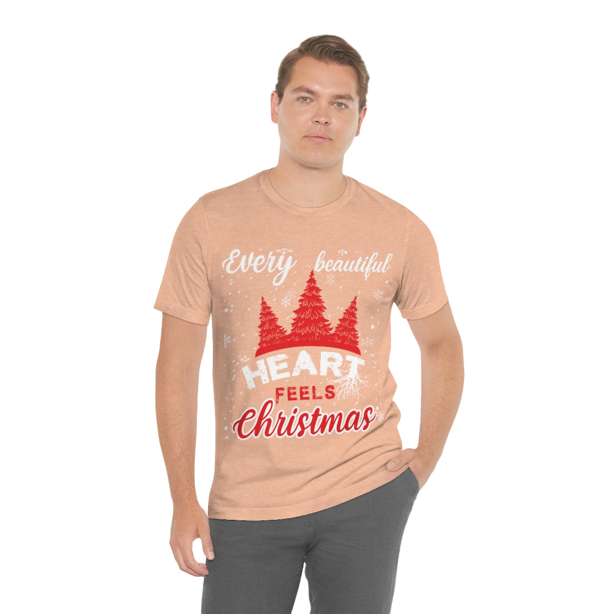 Every Beautiful Heart Feels Christmas - Unisex T-Shirt