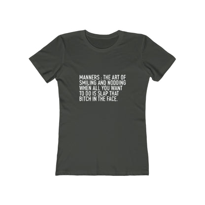 Manners Definition - Women's T-shirt