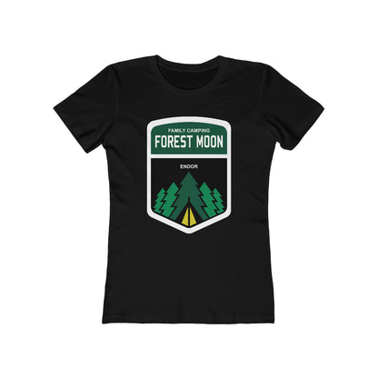 Family Camping Forest Moon - Women's T-shirt