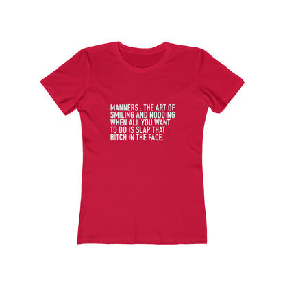 Manners Definition - Women's T-shirt