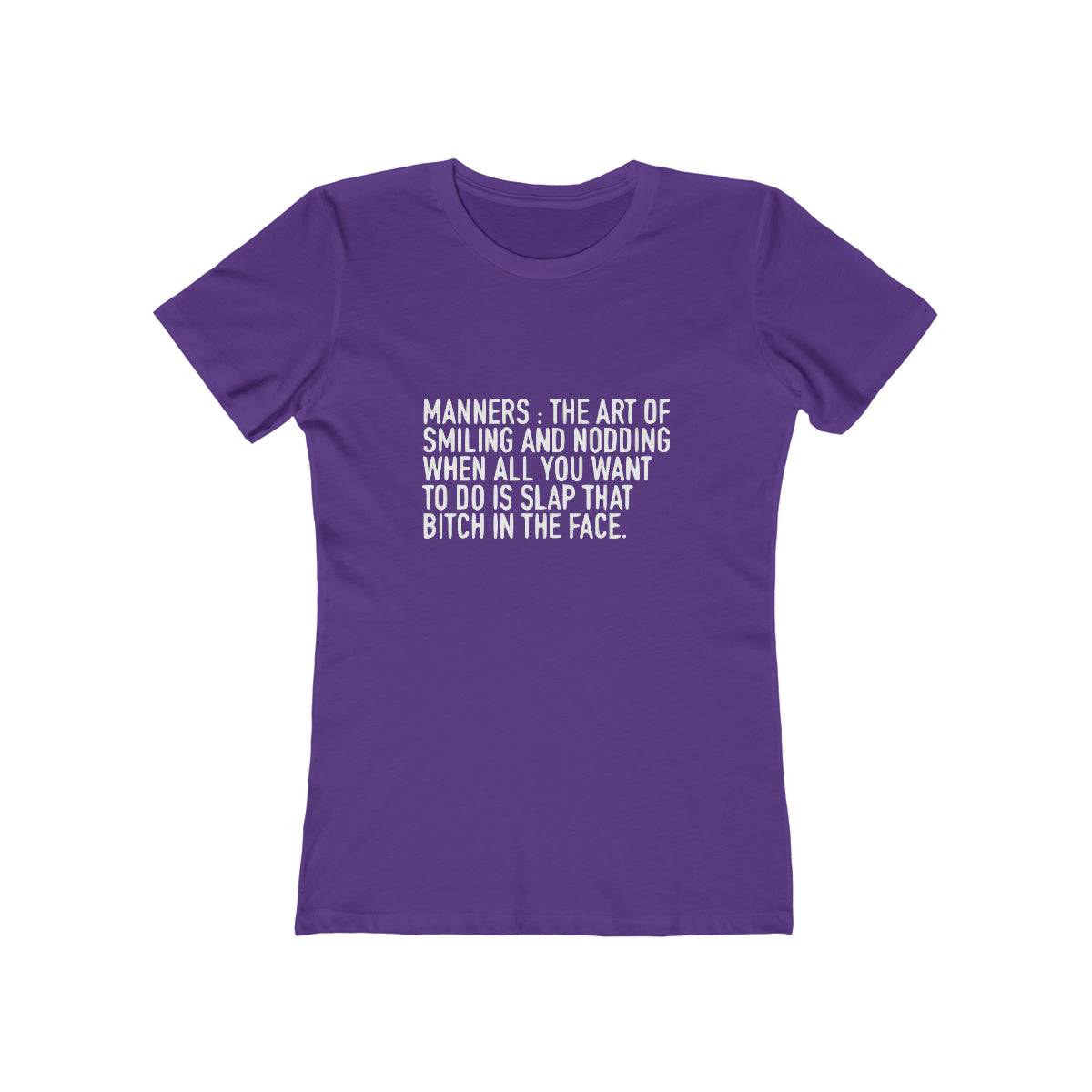 Manners Definition - Women's T-shirt