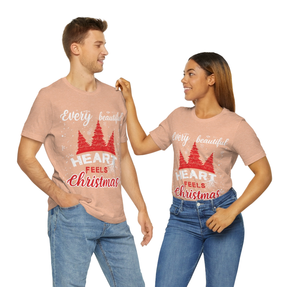 Every Beautiful Heart Feels Christmas - Unisex T-Shirt