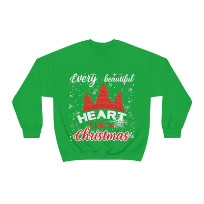 Every Beautiful Heart Feels Christmas - Unisex Sweatshirt