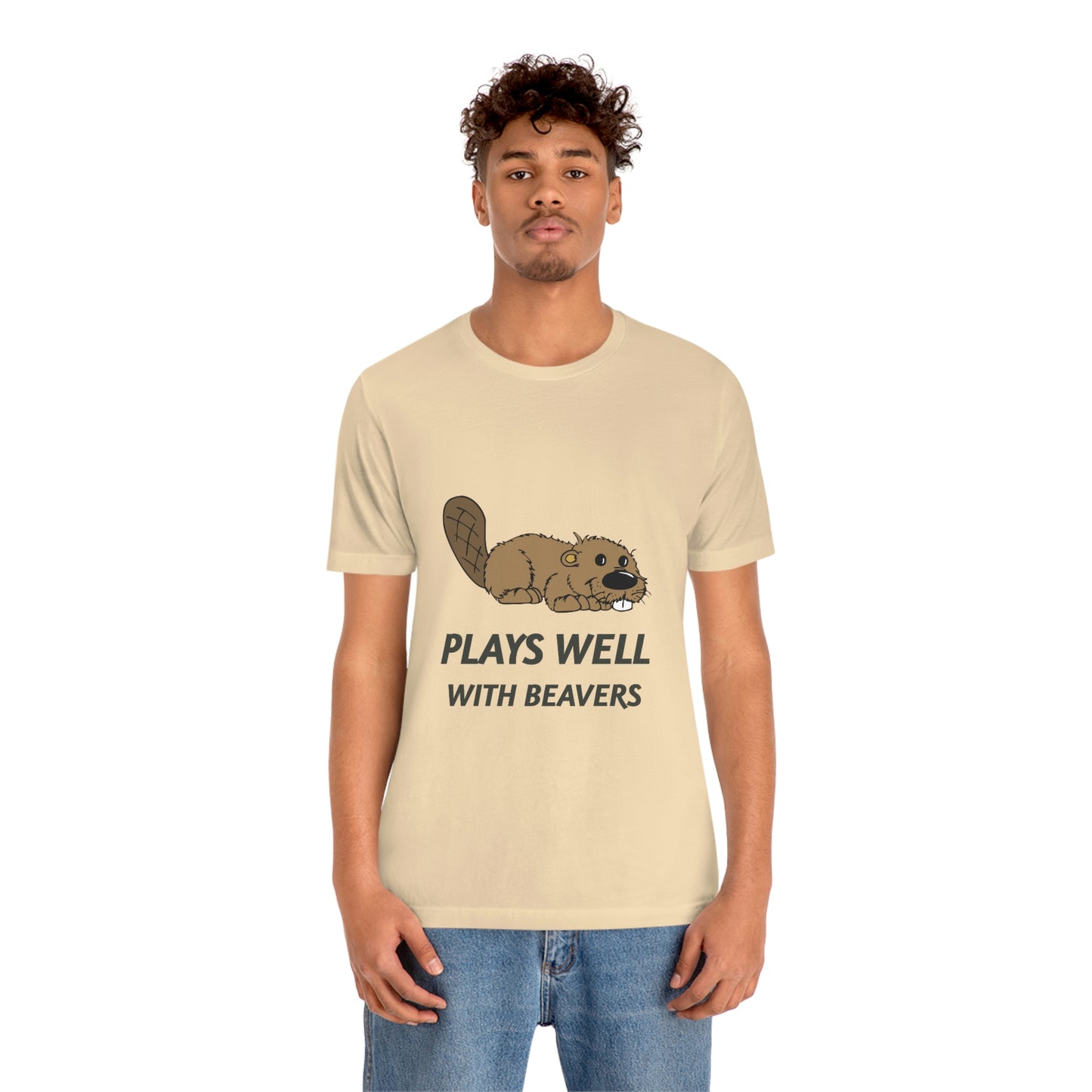 Plays Well With Beavers 2 - Unisex T-Shirt