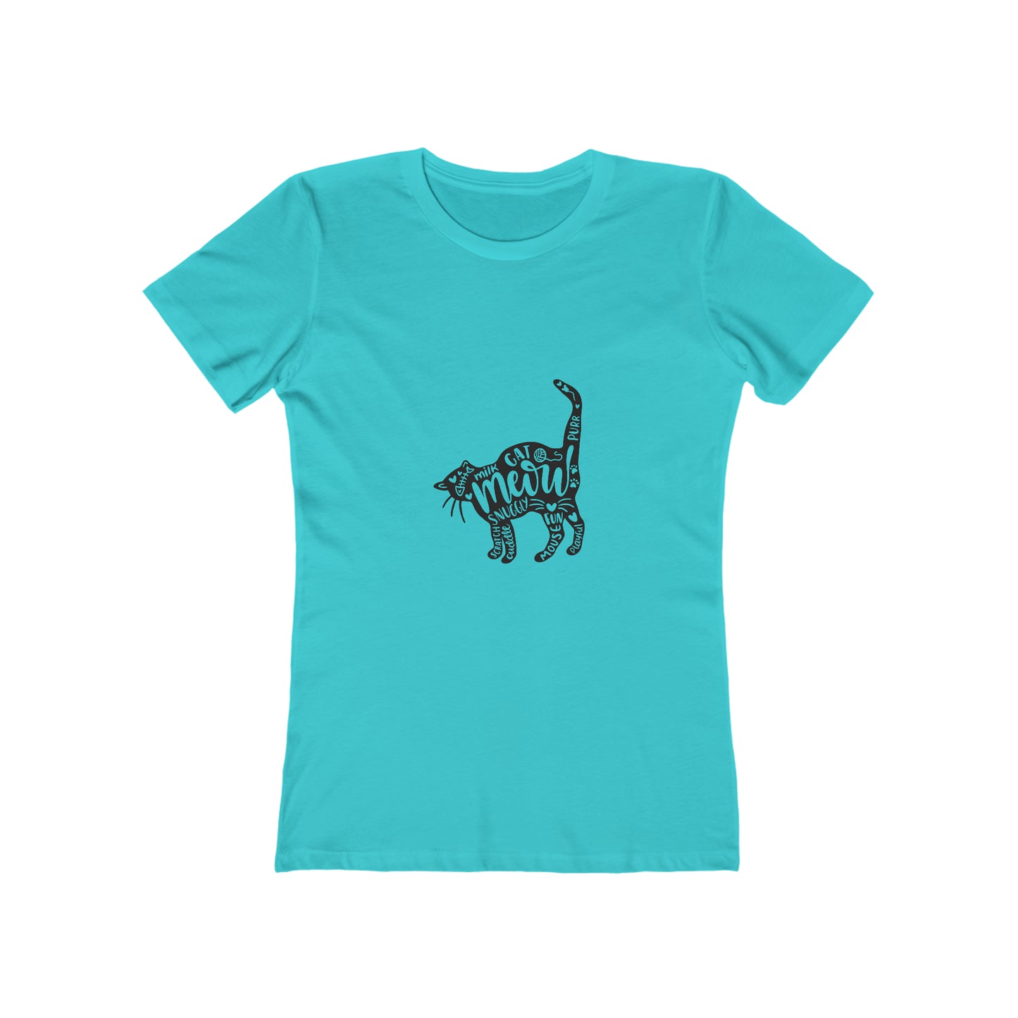 Cat Word Cloud - Women's T-shirt