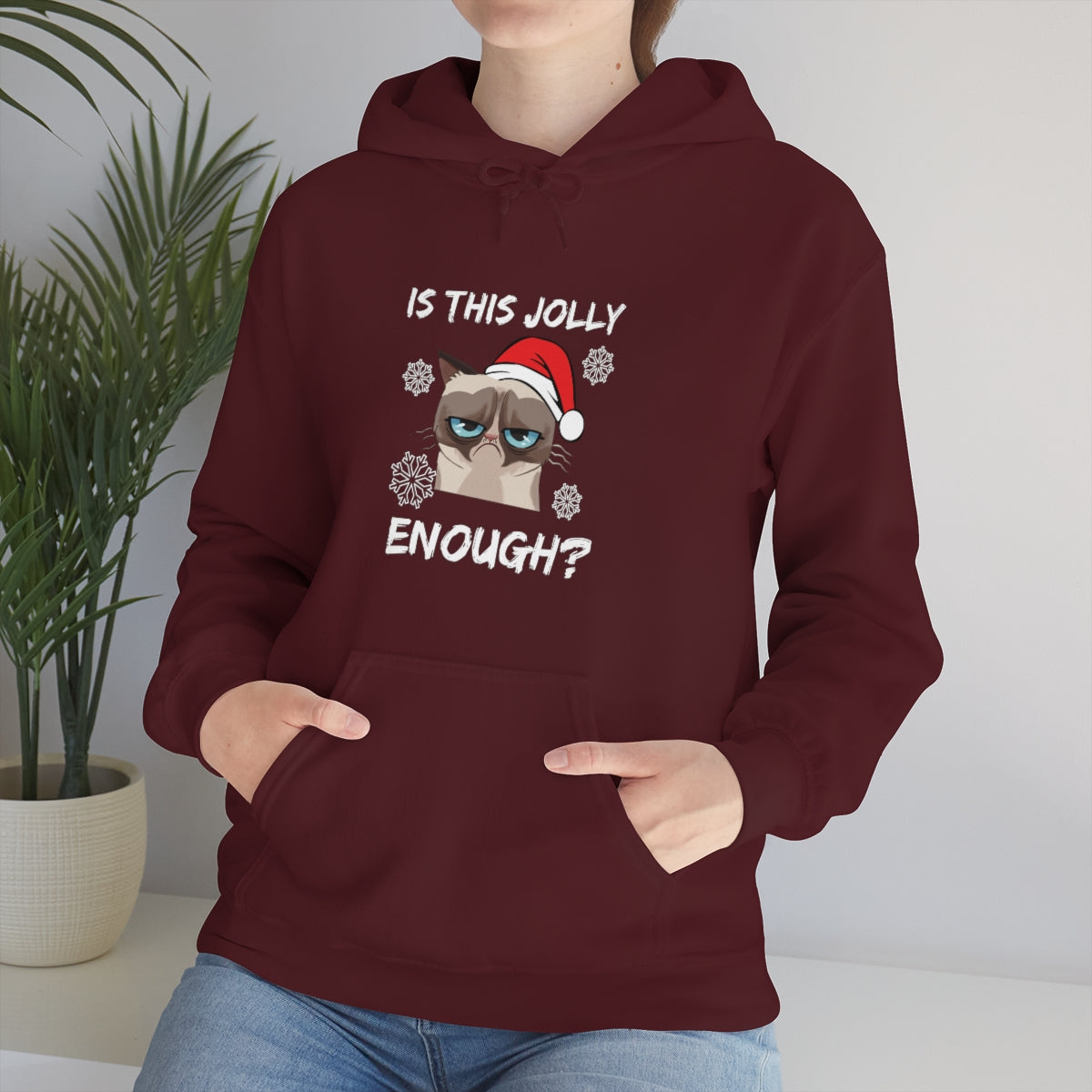 Is This Jolly Enough? - Unisex Hooded Sweatshirt