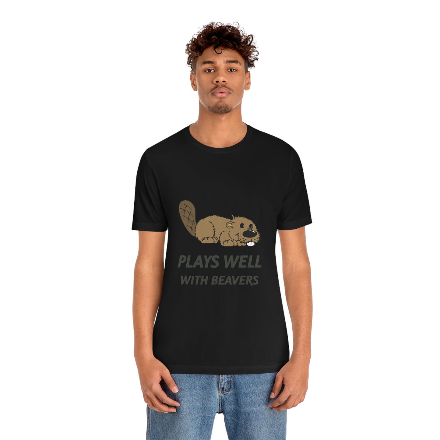 Plays Well With Beavers 2 - Unisex T-Shirt