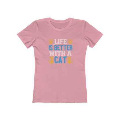 Life Is Better With Cat - Women's T-shirt