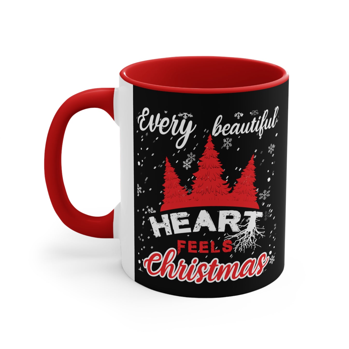 Every Beautiful Heart Feels Christmas - 11 oz Coffee Mug