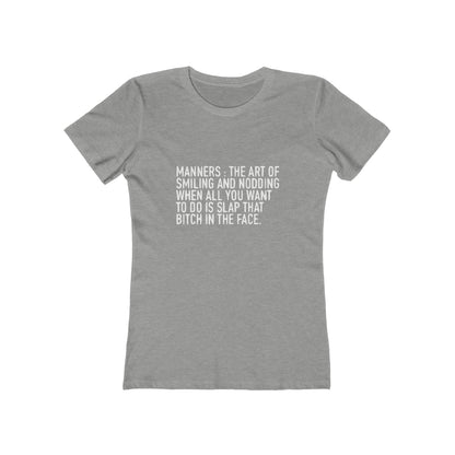 Manners Definition - Women's T-shirt