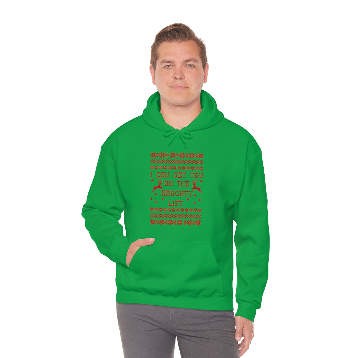 I Can Get You On The Naughty List - Unisex Hooded Sweatshirt