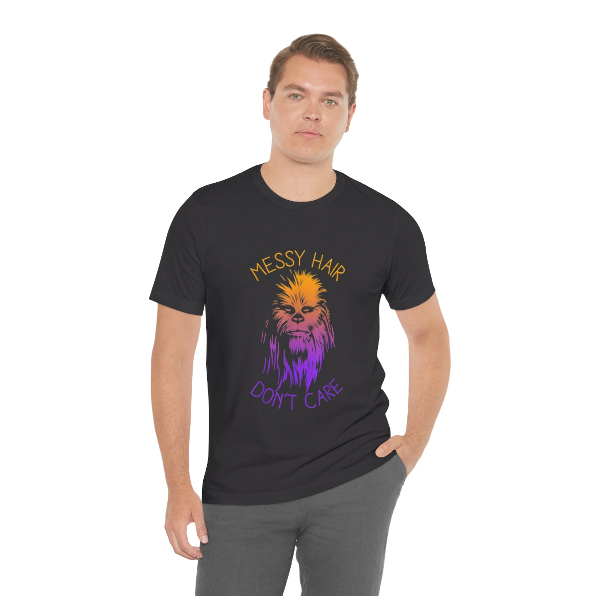 Chewbacca Messy Hair Don't Care - Unisex T-Shirt