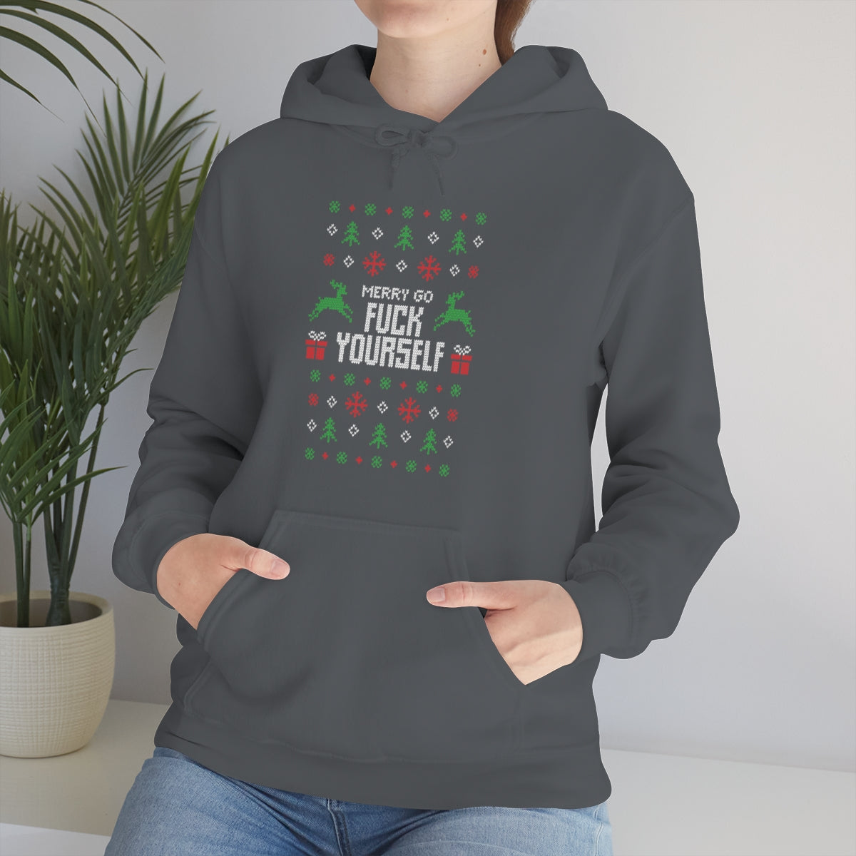 Merry Go Fuck Yourself - Unisex Hooded Sweatshirt