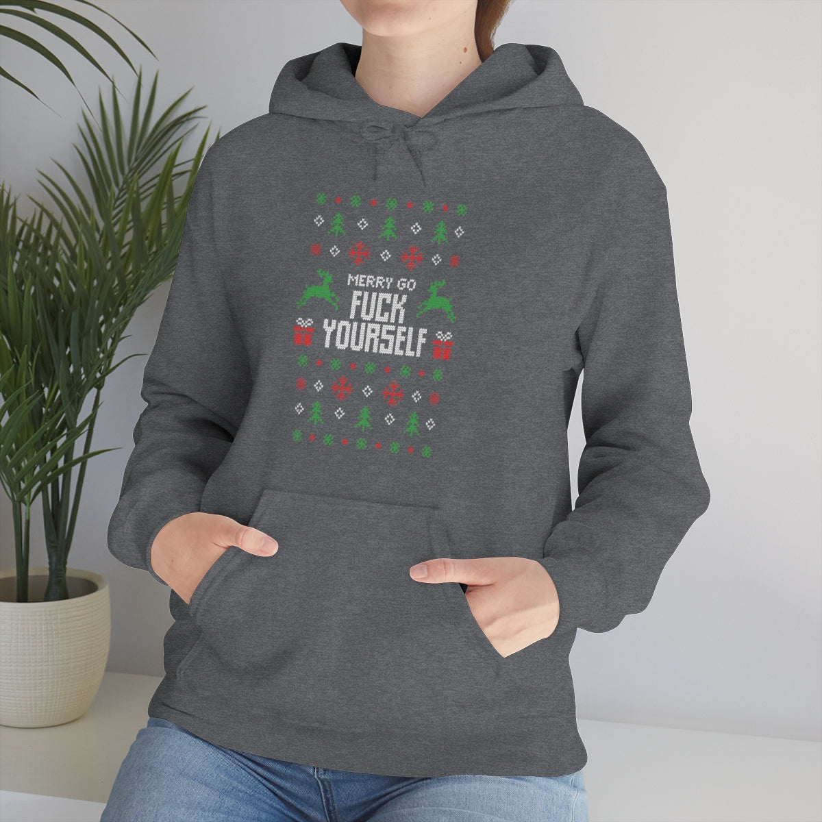 Merry Go Fuck Yourself - Unisex Hooded Sweatshirt