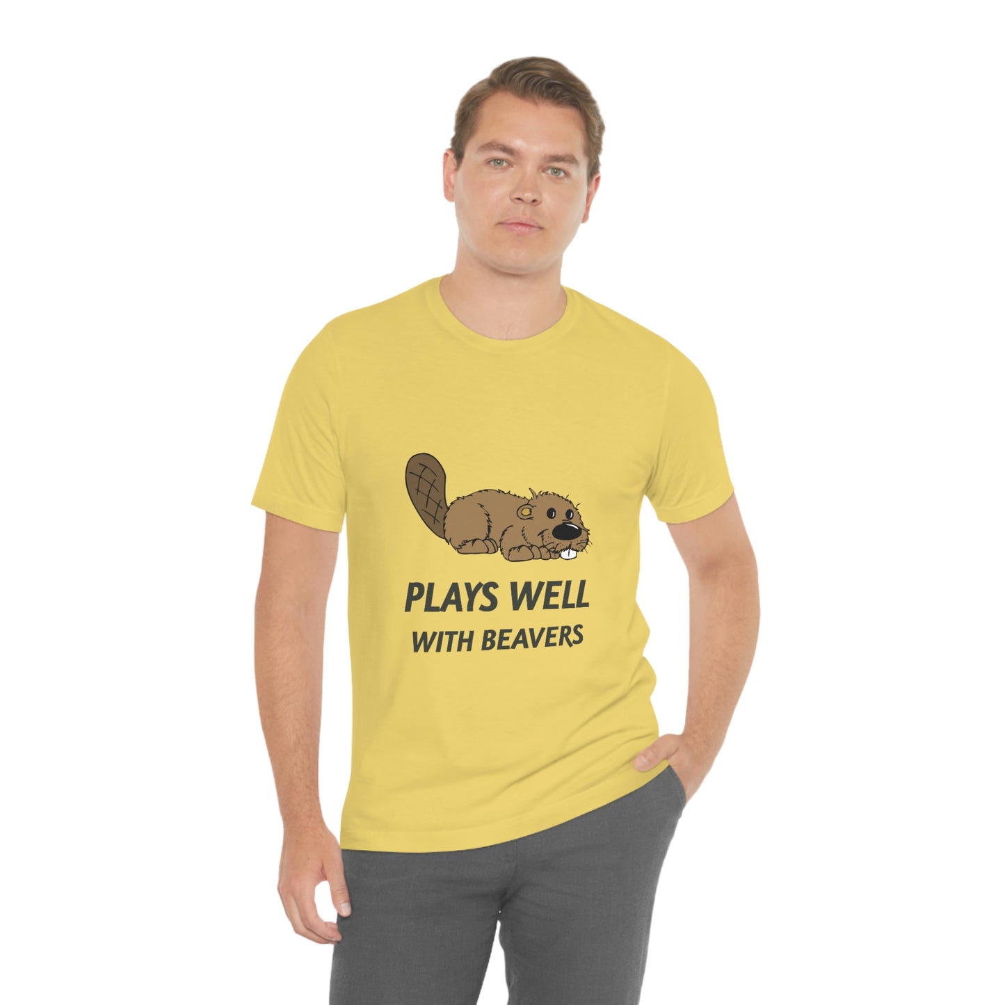 Plays Well With Beavers 2 - Unisex T-Shirt