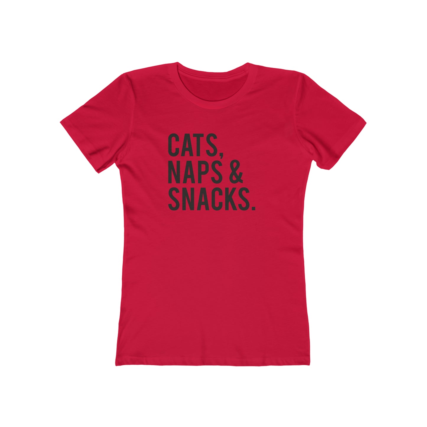 Cat, Naps & Snacks. - Women's T-shirt