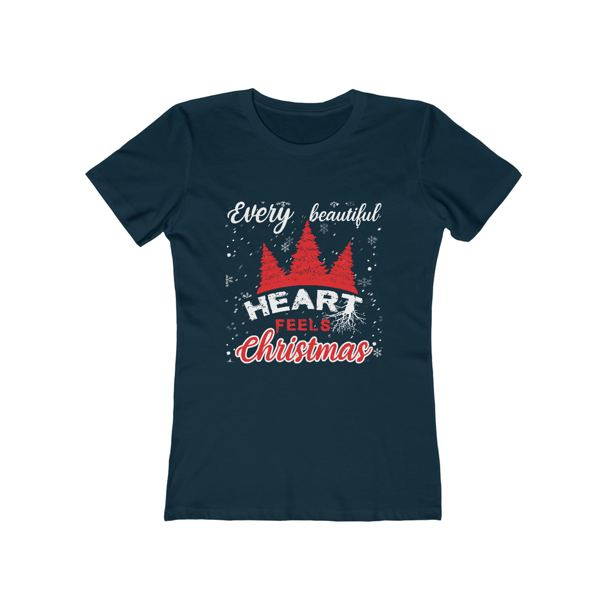 Every Beautiful Heart Feels Christmas - Women's T-shirt