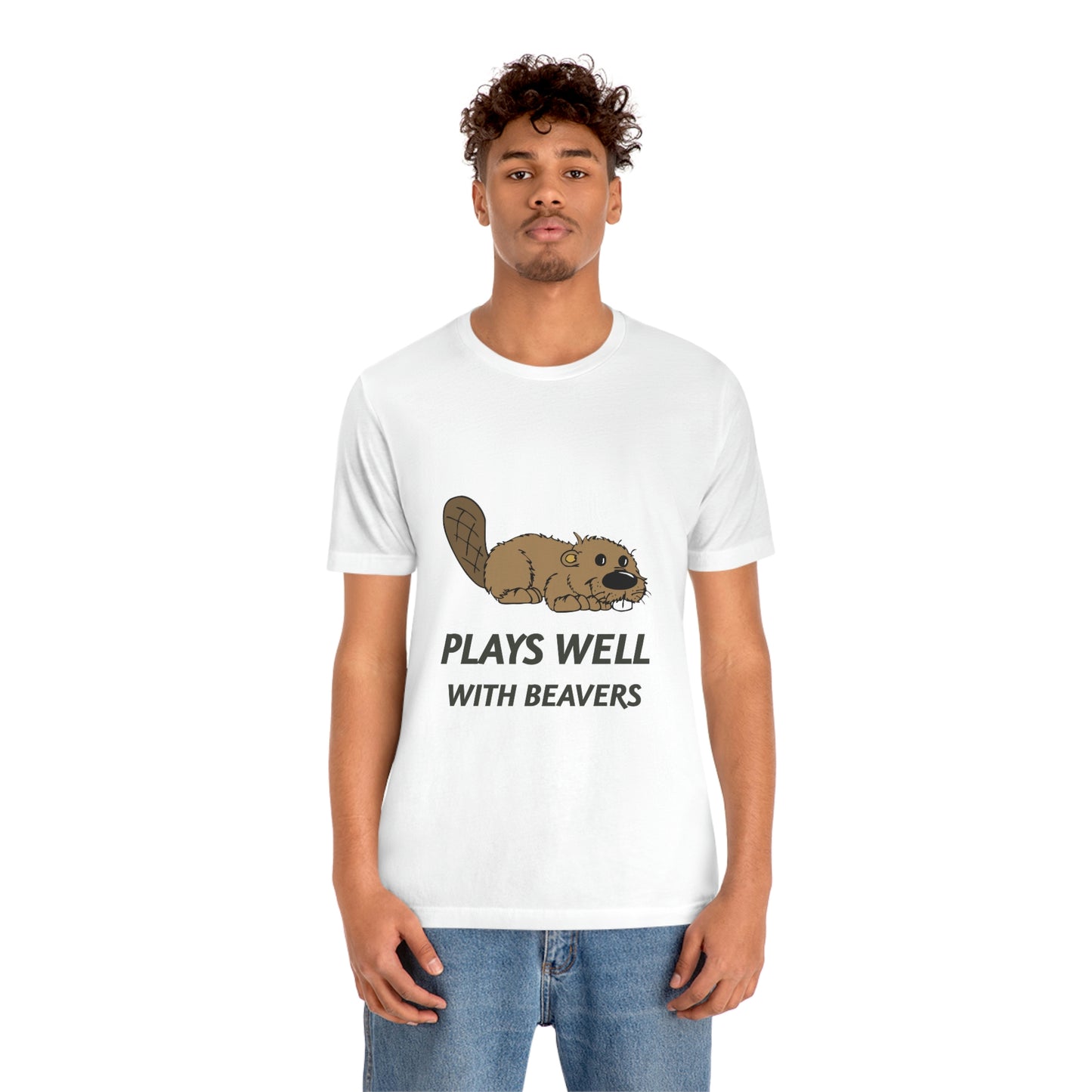 Plays Well With Beavers 2 - Unisex T-Shirt