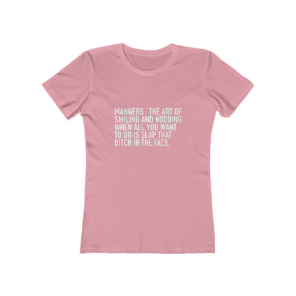 Manners Definition - Women's T-shirt