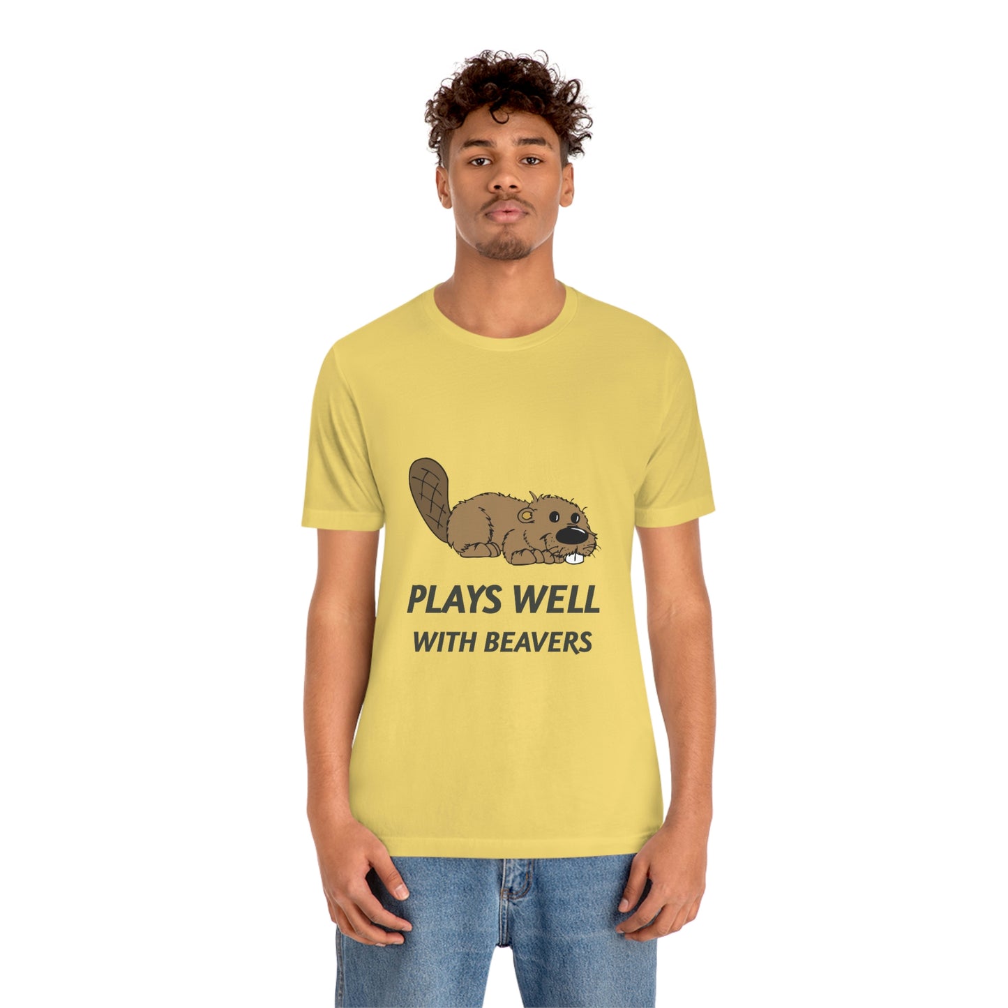 Plays Well With Beavers 2 - Unisex T-Shirt